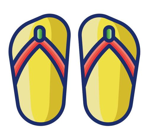 slippers cartoon vector free download