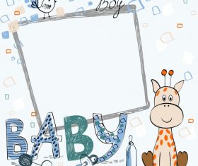 vector Cartoon Baby Frame