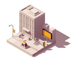 3D building vector