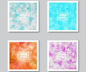 Abstract backgrounds card vector