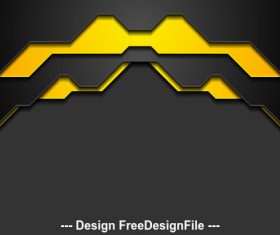 Abstract black orange corporate background vector