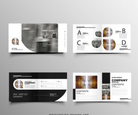 Abstract business brochure cover vector