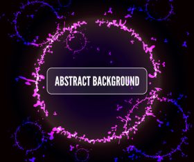 Abstract circles background place for your text vector