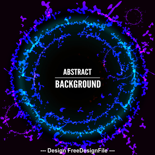 Abstract circles background vector illustration