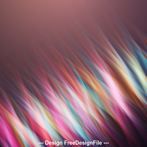 Abstract interlaced rainbow background vector