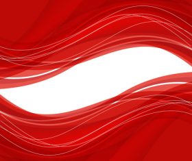 Abstract red background with wave Vector illustration