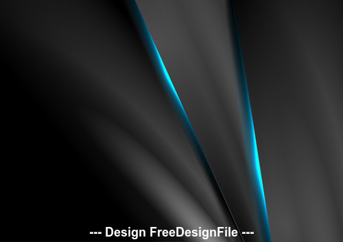 Abstract smooth background with neon line vector