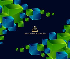 Abstract square vector illustration