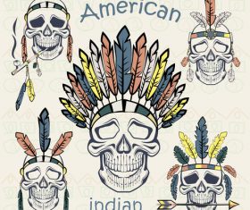 American Indian decoration vector illustration