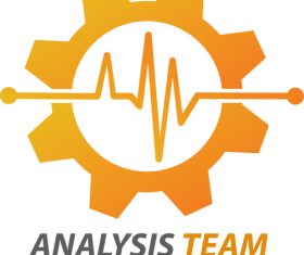 Analysis team logo vector