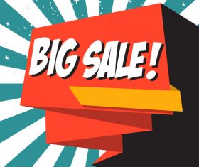 Big Sale vector