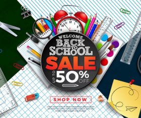 Big promotion student supplies vector