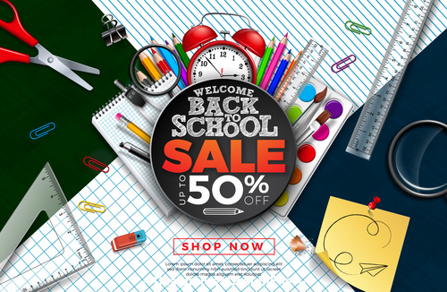 Big promotion student supplies vector