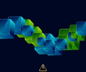 Black background combination pattern vector