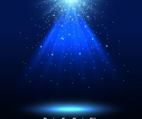 Blue Spotlights light effects vector