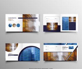 Brochure cover design vector template