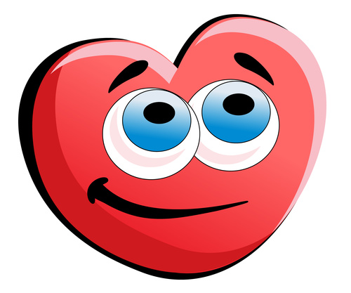 Cartoon heart vector free download