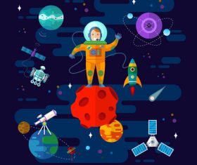 Cartoon option space vector