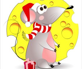 Celebrating 2020 rat new year illustration vector