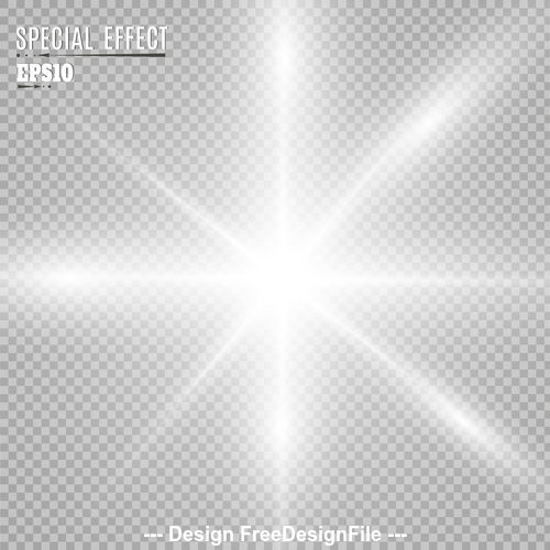 Checkered background white glow light effect vector