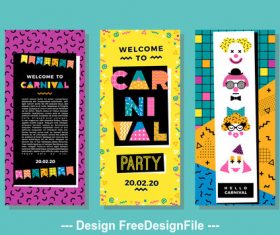 Color festival banner vector