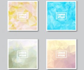 Colorful background abstract card vector