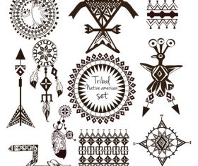 Decorative Indians vector