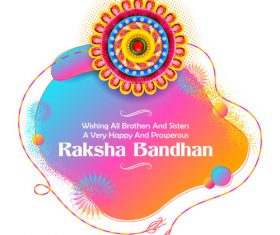 Decorative Rakhi for Raksha Bandhan Indian vector 04