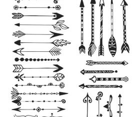 Decorative arrows vector