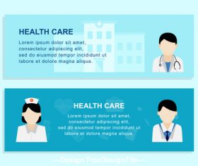 Doctor banner design vector