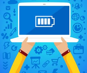 Electricity infographics vector