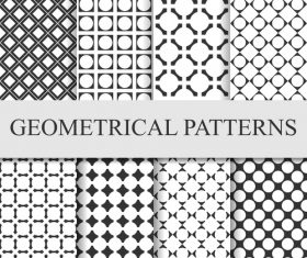 Faillette seamless patterns vector