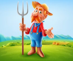 Farmer Illustrations vector