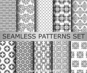 Fisheye seamless patterns vector