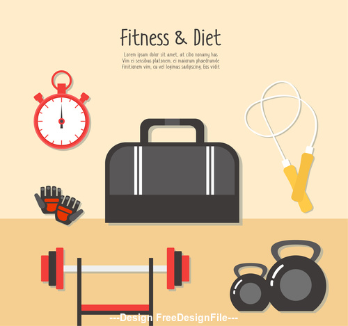 Fitness exercise time vector