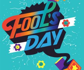 Fools Day Vector Illustration 01