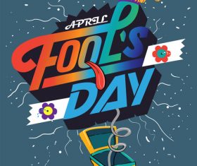 Fools Day Vector Illustration 02