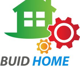 Green Buid Home Logo vector