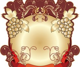 Heraldic background vector