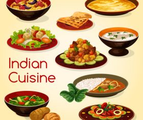 Indian casein vector