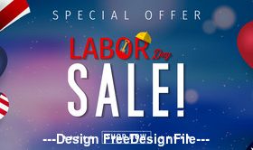 Labor Day Sale vector