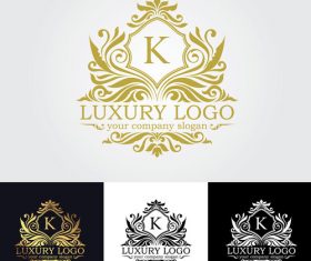 Luxury logo design vector