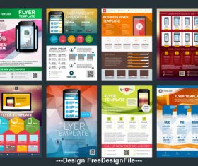 Mobile phone sales design template vector