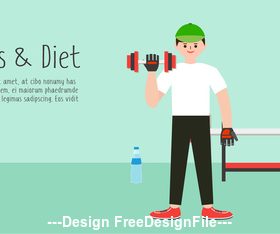 Muscle exercise vector