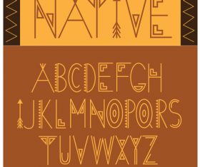 Native font vector