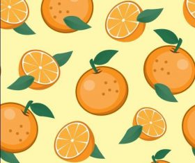 Orange background seamless pattern vector