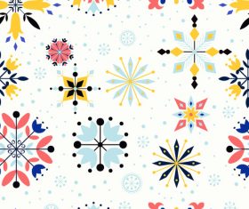 Pretty floral seamless pattern vector