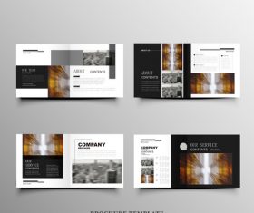 Real estate brochure cover vector