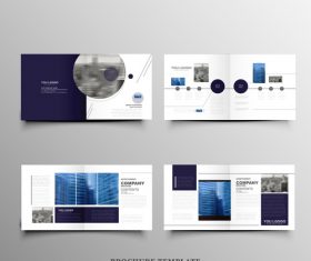 Real estate brochure leaflet vector