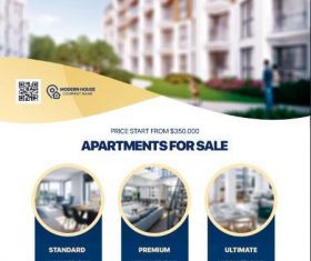 Real estate psd flyer template